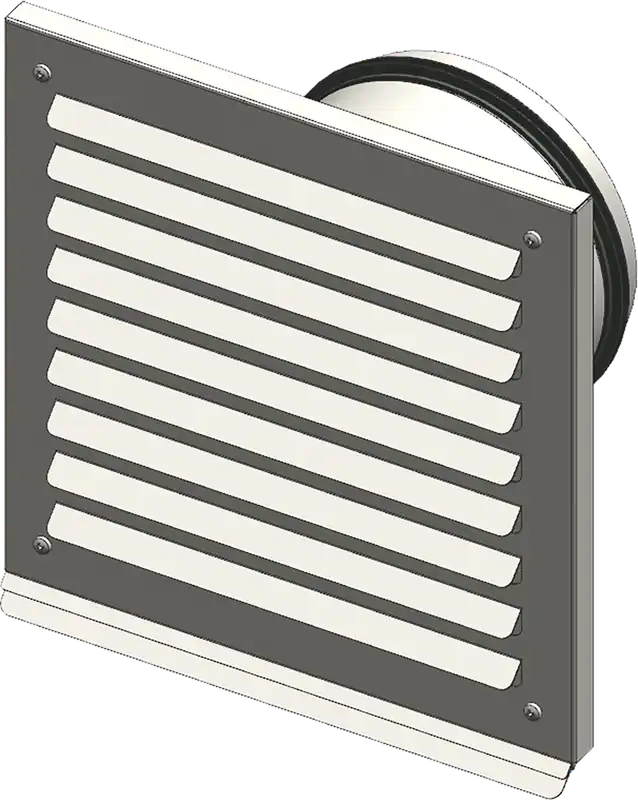 Viessmann Außenwandblende Design DN160, ZK05351 Neue Kollektion