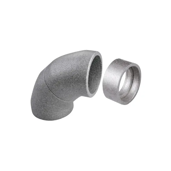 Preisknaller Buderus BEPP125-1 EPP-Schaumrohr, 90°-Bogen (45°), DN 125, mit Verbindungsmuffe 7738113431
