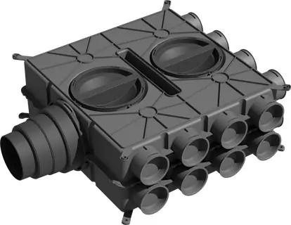 Super-Preis Wolf CWL Luftverteiler für Zu- oder Abluft, DN125-180, 16 Stutzen DN 75 2577596