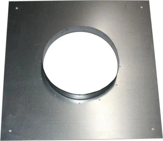 Angebot Wolf Kanalanschlussplatte Ø 200 mm für DV-2-225, Stahlblech, verzinkt 2138655