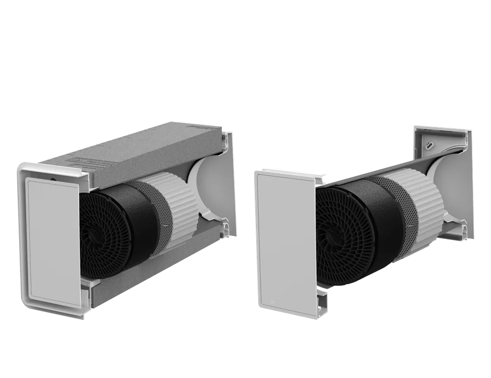 Versand Am Gleichen Tag Viessmann 6er-Set Vitovent 100-D H40E B55 (L) Lüftungs-System, mit Kunststoffblende, Leitung Z026949