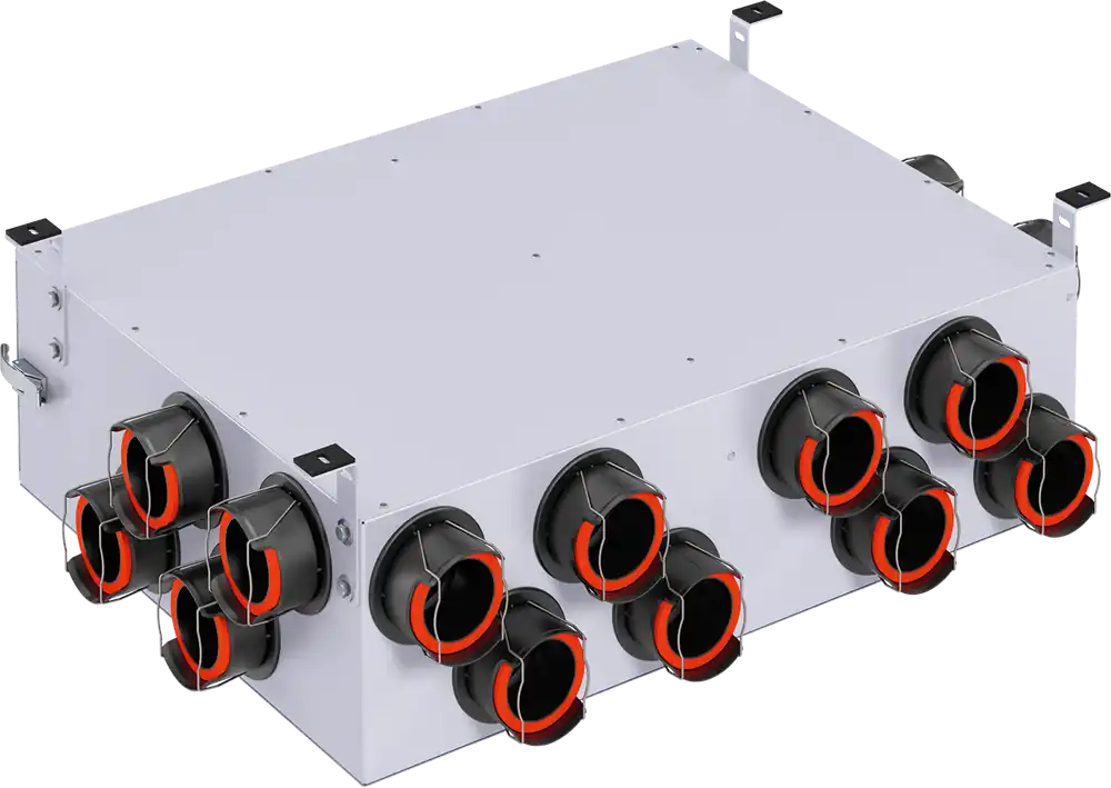 Preis Gesenkt Viessmann Luftverteilerkasten DN125 R75, 660x500x200mm, integr. Schalldämmung 7377017