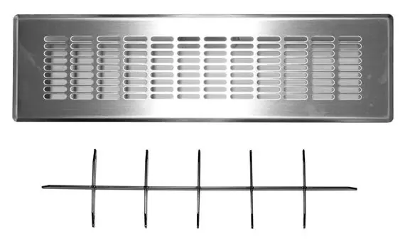Sale Vaillant Design Abdeckblende rechteckig Langloch Edelstahl 0020197696