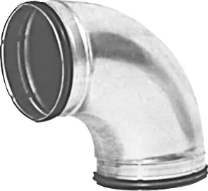 Buderus BM90-100 Bogen 90°, Metall, DN 100, für Wohnungslüftungsgerät 7738112483 Mega-Angebot