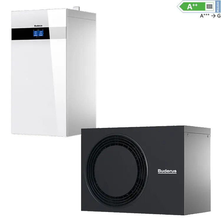 Buderus WLW186i-5 AR TP70 W, Luft-Wasser-Wärmepumpe, Funkmodul MX400 7739624138 Schnäppchen