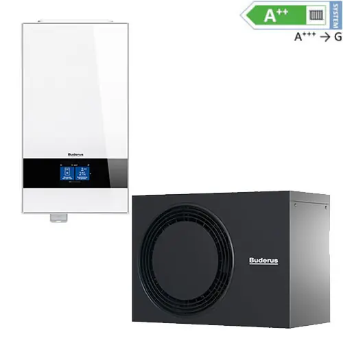 Highlight Buderus WLW186i-4 AR E W, Luft-Wasser-Wärmepumpe, Funkmodul MX400 7739624131