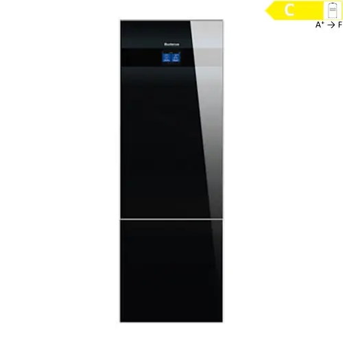 Buderus Inneneinheit Luft-Wasser-Wärmepumpe WLW186i-12 T180, mit 180L Speicher, 16l Puffer, schwarz 8738212425 Letzte Chance