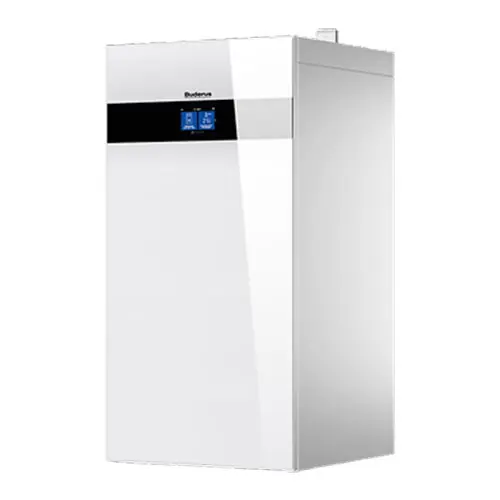 Buderus Inneneinheit Luft-Wasser-Wärmepumpe WLW186i-12 TP70, mit 70L Puffer, 9kW Heizstab, weiß 8738213491 Markenprodukt
