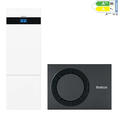 Solange Der Vorrat Reicht Buderus M WLW176i-7 AR T180 Luft/Wasser-Wärmepumpe, elektrischer Zuheizer 9 kW, Funkmodul MX400 7739622561