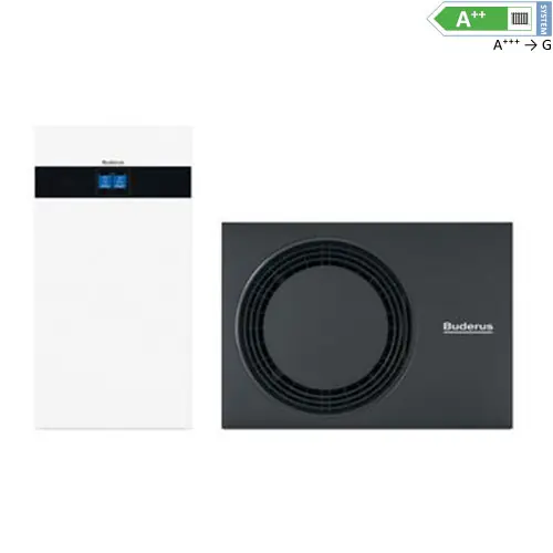 Jetzt Bestellen Buderus M WLW176i-4 AR TP70 Luft/Wasser-Wärmepumpe, elektrischer Zuheizer 9 kW, Funkmodul MX400 7739622565