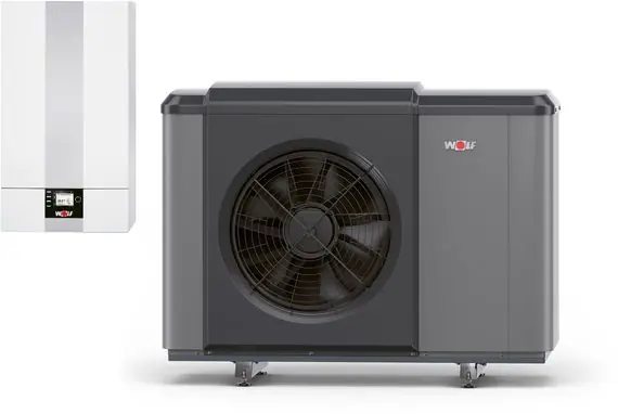 Wolf CHA-16/400V Luft/Wasser-Wärmepumpe, Monoblock, BM-2, Schlammabscheider 9147922W01 Beliebt