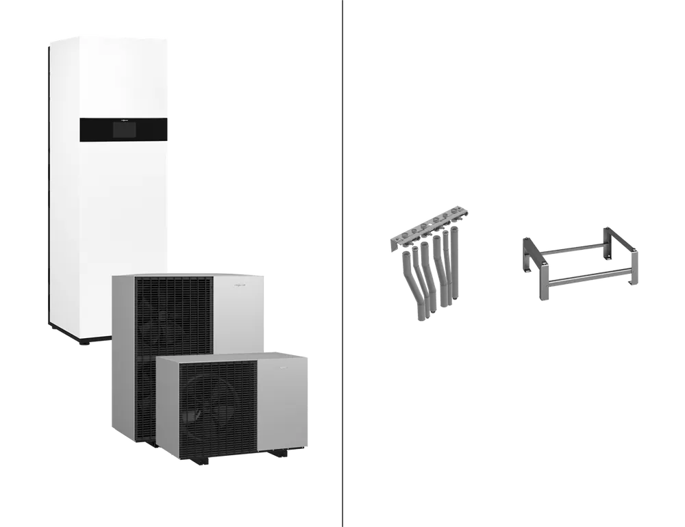 Direkt Vom Hersteller Viessmann Vitocal 150-A Wärmepumpen-Kompaktpaket, A04 230V AF, mit Montagehilfe, Anschluss rechts Z033024