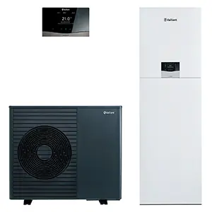 Markenware Vaillant Paket 4.3214 aroTHERM plus VWL 75/8.1 A L/W-Wärmepumpe mit uniTOWER plus /7.1 8000044771