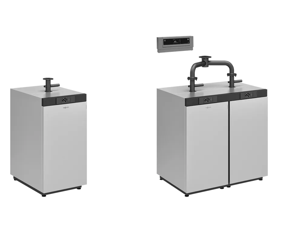 Viessmann Vitocrossal 200 CIB Gas-Brennwertkessel, 80 kW Einzelkomponenten, Vitotronic 100 GC7B Z019460 Markenprodukt