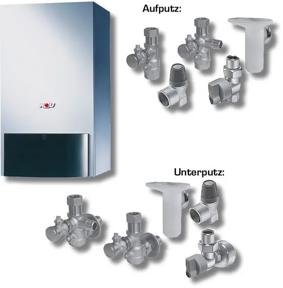 Wolf CGU-2-10 10kW Gas-Heiztherme, Regelung RM-2, Unterputz, E / H 8616111W11 Markenprodukt