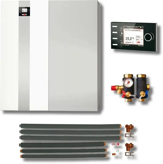 Sofort Bestellen Wolf TGB-2-20 20kW Gasbrennwertkessel mit Speicher TR-160, BM-2, Heizkreis 8615761W30