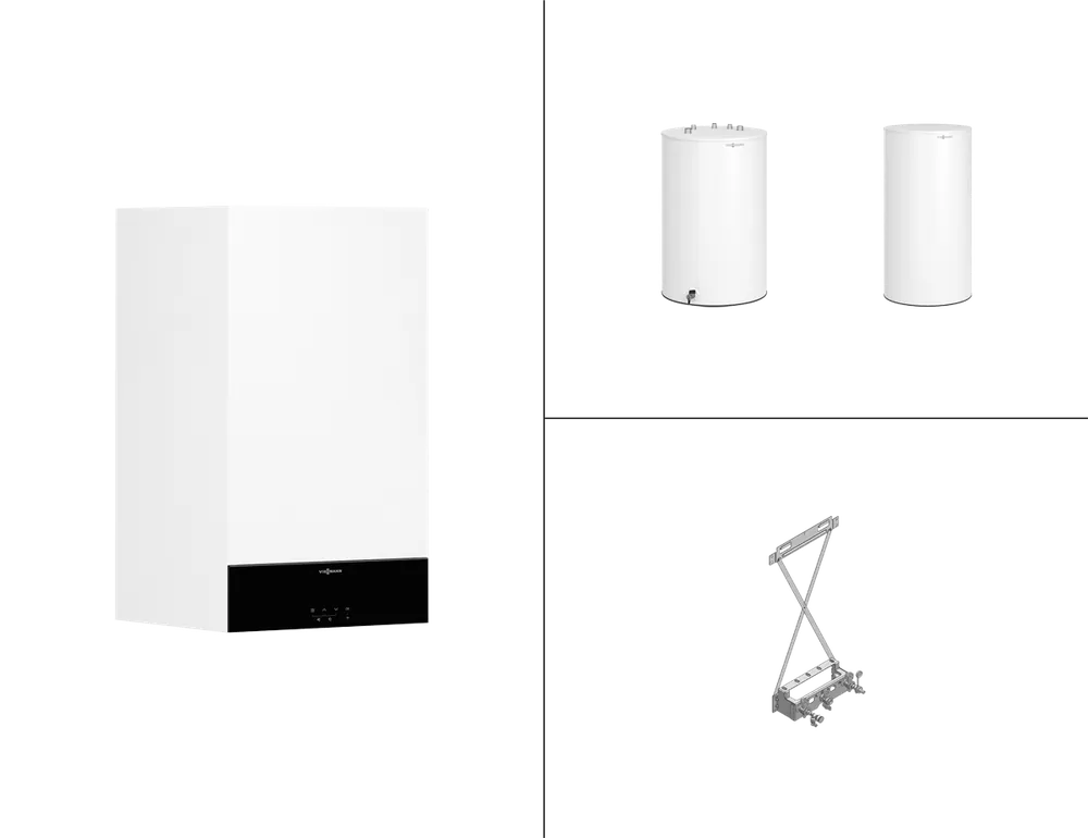 Nur Für Kurze Zeit Viessmann Paket Vitodens 100-W B1KG 19kW Gaskombitherme mit Vitotrol 100 UTDB Z030532