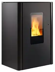 Super-Preis Viessmann Wodtke Pelletofen Jack water+ 10 kW, Glas-Dekor black 7327837