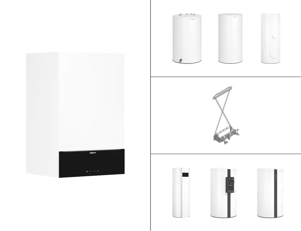 Jetzt Bestellen Viessmann Paket Vitodens 200-W B2HH 25 kW, Umluft 7″, Vitocell 100-V CVWC 250L Z029841