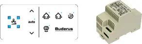 Buderus VC40H Bedieneinheit mit H-Netzteil 7735600370 Geprüft