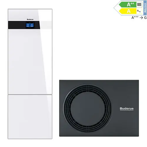 Sonderaktion Buderus WLW186i-7 AR T180 W, Luft-Wasser-Wärmepumpe, Funkmodul MX400 7739624127