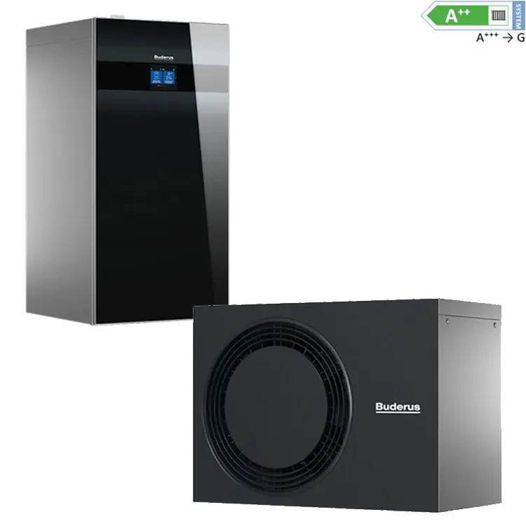 Markenprodukt Buderus WLW186i-5 AR TP70, Luft-Wasser-Wärmepumpe, Funkmodul MX400 7739624135