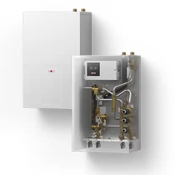 Sichere Zahlung Wolf Wohnungsstation CAT-2-63, Convert-Ultra zum Austausch von Gasetagenheizungen 8617315