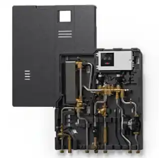 Wolf CAT-2-HT 55 Wohnungsstation, 10 kW, WW 52,2 kW / 18,8 l/min, ohne Dämmhaube 8617037 Versand Am Gleichen Tag
