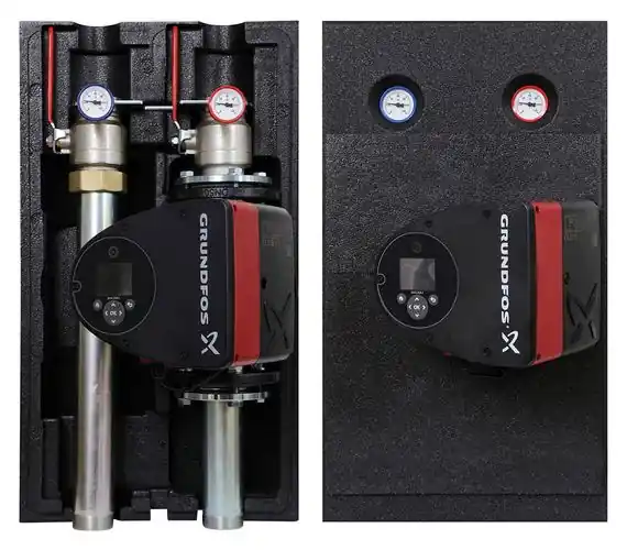 Aktuell Vaillant Rohrgruppe ohne Mischer DN40, Vor-/Rücklauf Rp 2, HE-Pumpe, GEG 0010045839