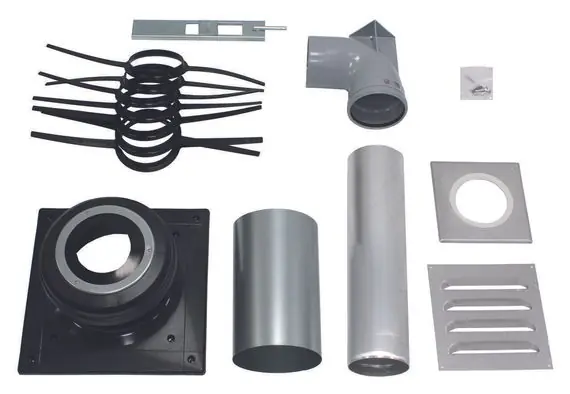Markenprodukt Vaillant Basis-Anschluss-Set für den Schachteinbau Ø 130 PP 0020042762