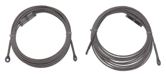 Vaillant Abspannseil (2 Stck) 10 m Drahtseil zum Abspannen Flachdachgestell 0020160658 Begrenztes Angebot