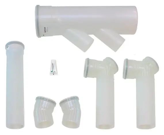 Kracherpreis Vaillant Erweiterungs-Set für 2 Geräte, Kaskade Ø 250 PP 0020106556