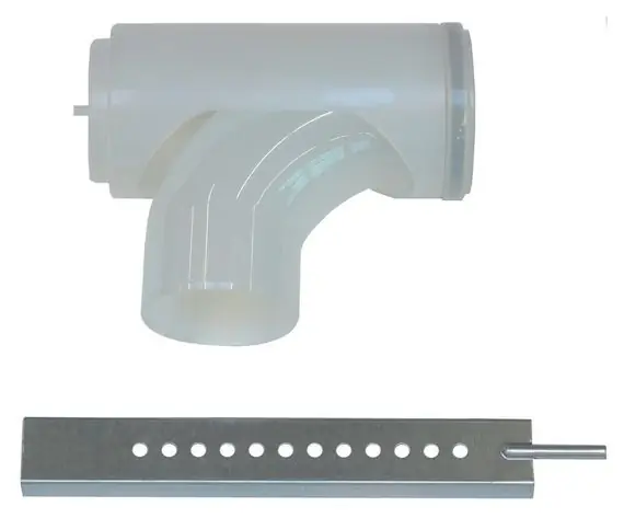 Vaillant Stützbogen 87° mit Auflageschiene 350 mm Ø 110 PP 0020106388 Abverkauf