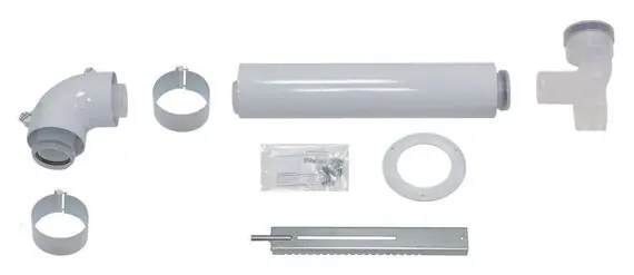 Preisknaller Vaillant Paket 1.53 Luft-/Abgasführung im Schacht, DN 80, starr, 60/100 PP 0010035447
