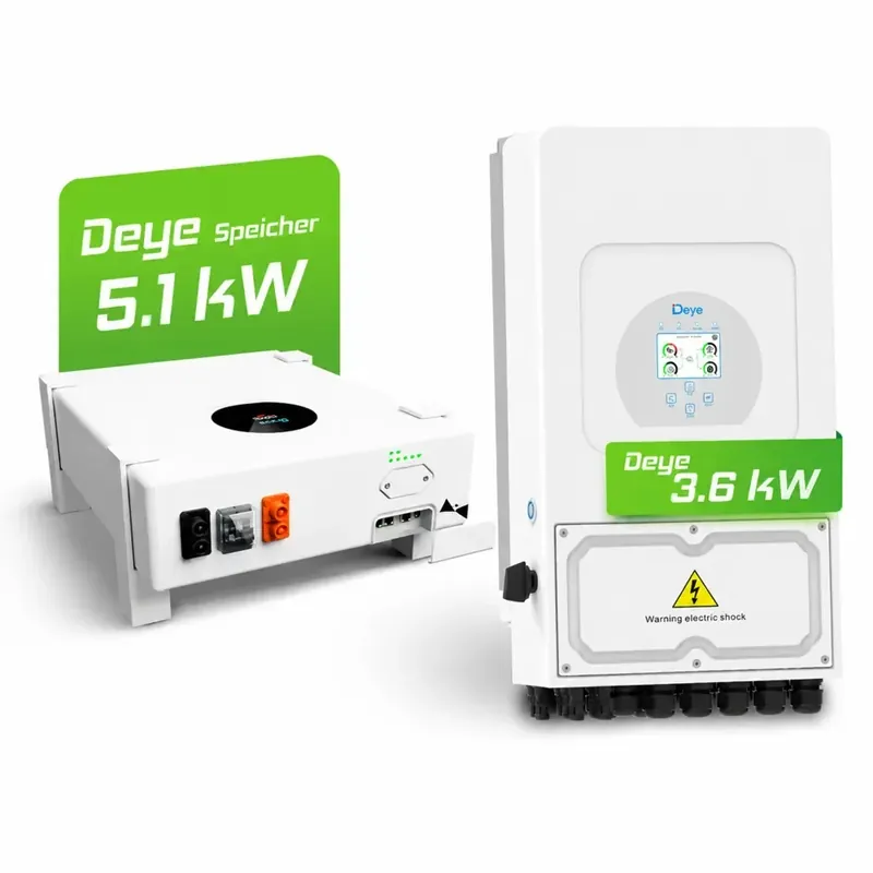 Letzte Chance Hybrid-Set Deye 3,6kW Hybrid-Wechselrichter + 5,12kWh Deye Speicher SE-F5 Pro-C
