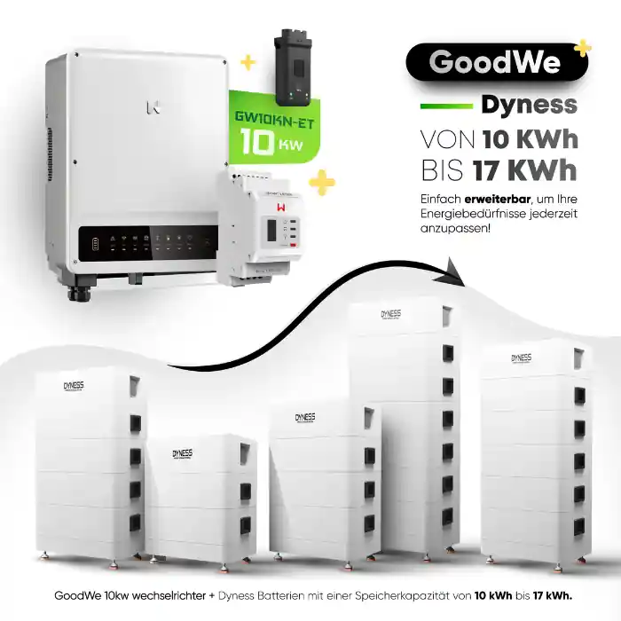 Versand Am Gleichen Tag GoodWe Dyness Hochvolt-Set 10kW Wechselrichter mit 10-17kWh Speicher
