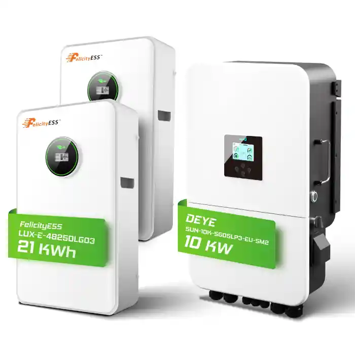 Hybrid-Set Deye 10kW Hybrid-Wechselrichter + 5-20kWh Felicity (wählbar) Begrenztes Angebot