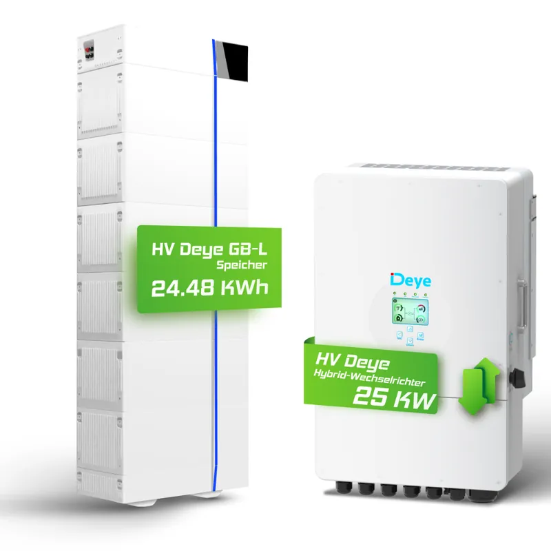 Hybrid-Set Deye 25kW Hybrid-Wechselrichter + 24kWh Deye Speicher GB-L24-Pro Garantierte Lieferung