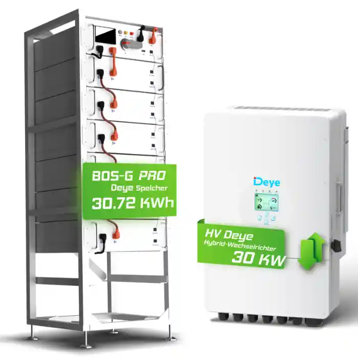 Hybrid-Set Deye 30kW Hybrid-Wechselrichter + 30,72kWh Deye Speicher BOS-G30 Pro Mega-Angebot