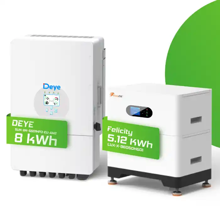 Hybrid-Set Deye 8kW Hybrid-Wechselrichter + 10,24kWh Felicity HV Begrenztes Angebot