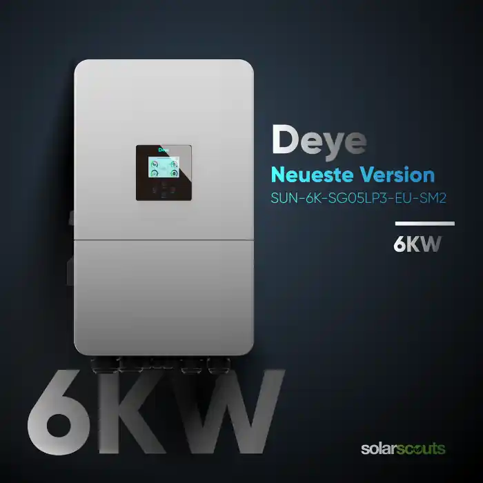 Hybrid-Set Deye 6kW Hybrid-Wechselrichter + 5kWh Deye SE-F5 Pro-C Speicher Sonderaktion