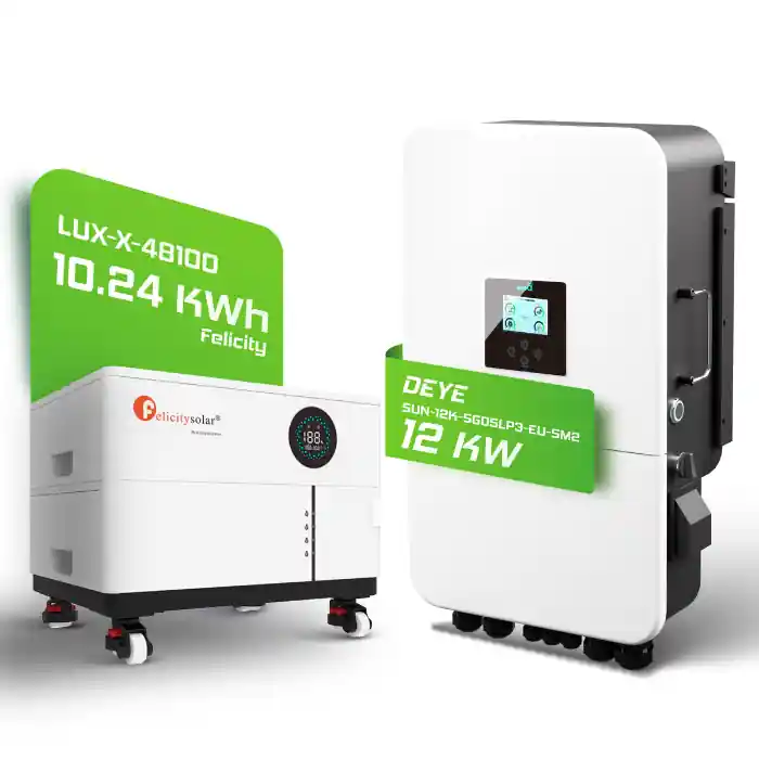 Hybrid-Set Deye 12kW Hybrid-Wechselrichter + 10,24kWh Felicity Speicher FLS48100SG2 Wochenendangebot
