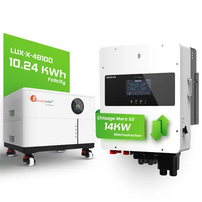 Hybrid-Set Chisage 14kW Hybrid-Wechselrichter + 10,24kWh Felicity Speicher FLS48100SG2 Preisknaller