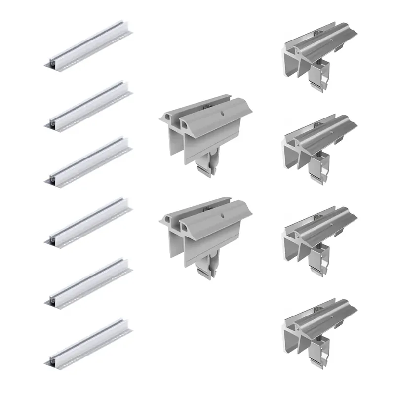 Schletter (SL-Rack) Trapezblechdach + Wand Halterung Montageset für 2 Solarmodule 30 mm Preisknaller