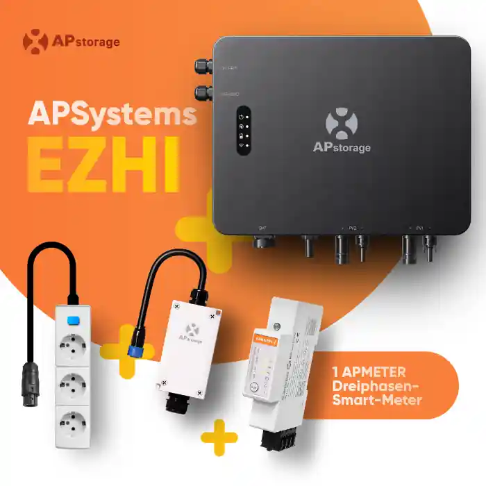 APsystems EZHI Hybridwechselrichter + EZ BatBox + APmeter Super-Preis
