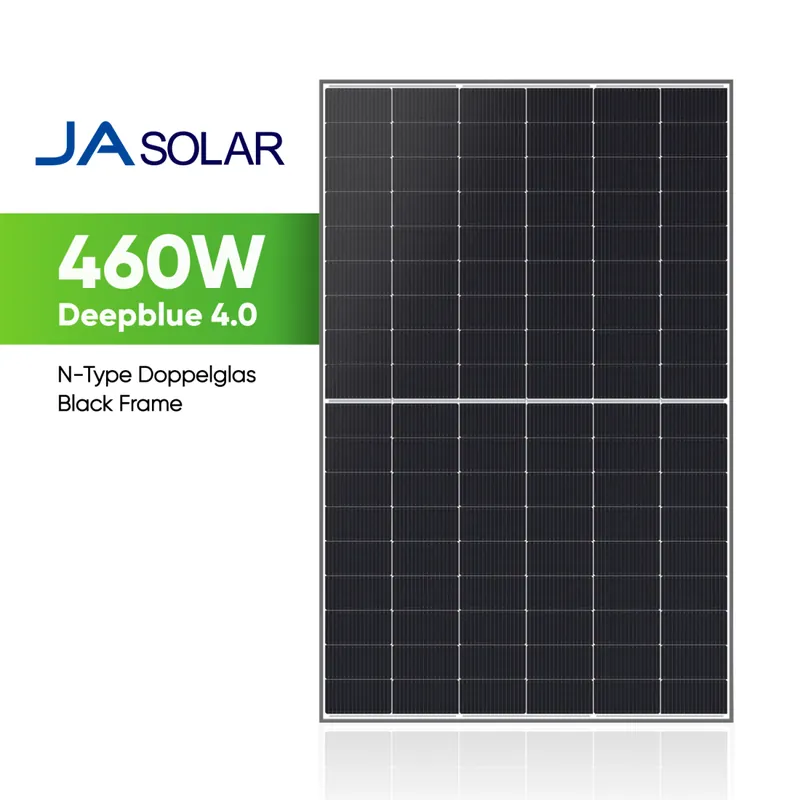 Abverkauf JA Solar 460W JAM54D40LB Bifazial Black Frame N-Type Glas-Glas