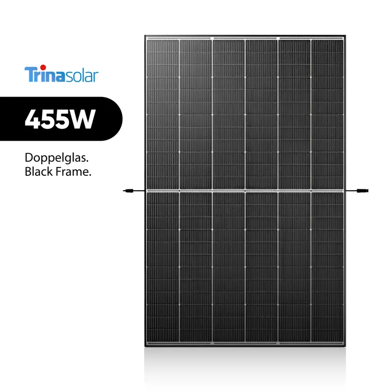 Abverkauf Trina Solar Vertex S+ 455W N-Type Doppelglas Black Frame TSM-NEG9R.28