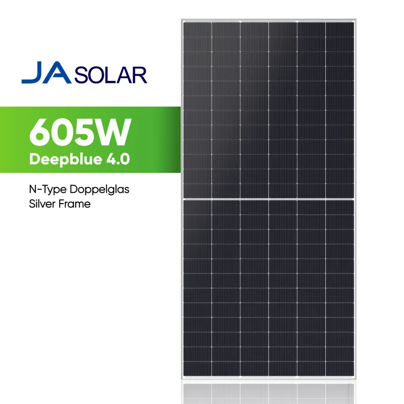 JA Solar 605W JAM72D40LB Bifazial N-Type Glas-Glas Preisknaller