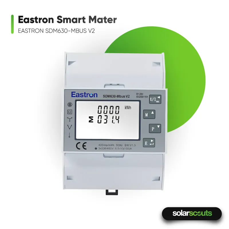 Nur Heute Eastron SDM630-V2 Smartmeter für Deye