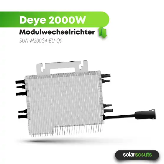 Neue Kollektion Deye SUN-M200G4-EU-Q0 2kW Mikrowechselrichter
